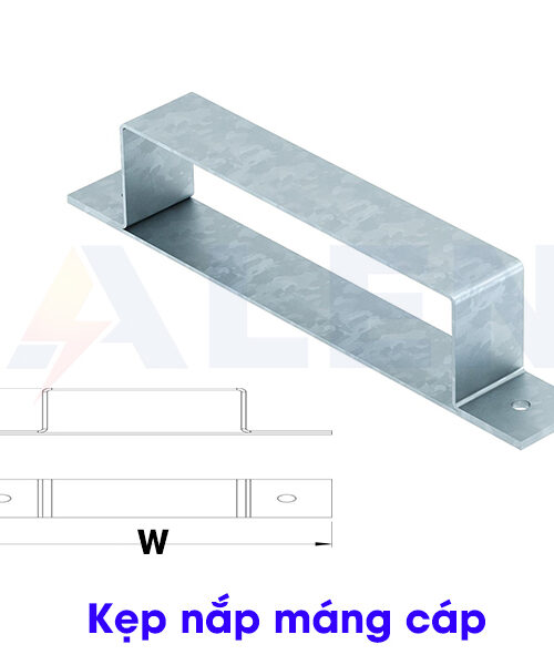 Kẹp nắp máng cáp
