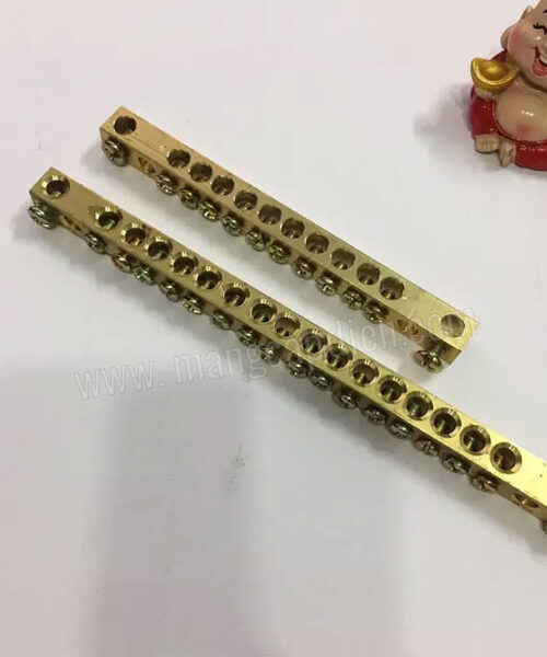 Thanh đồng trung tính 12p – Phụ kiện tủ điện giá rẻ